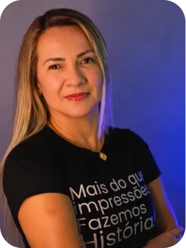 Retrato de Aline Rocha, Diretora Financeira da QPrime.